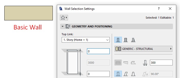 Tường trong Archicad - Hướng dẫn chi tiết từ cơ bản tới nâng cao 1 Basic Wall