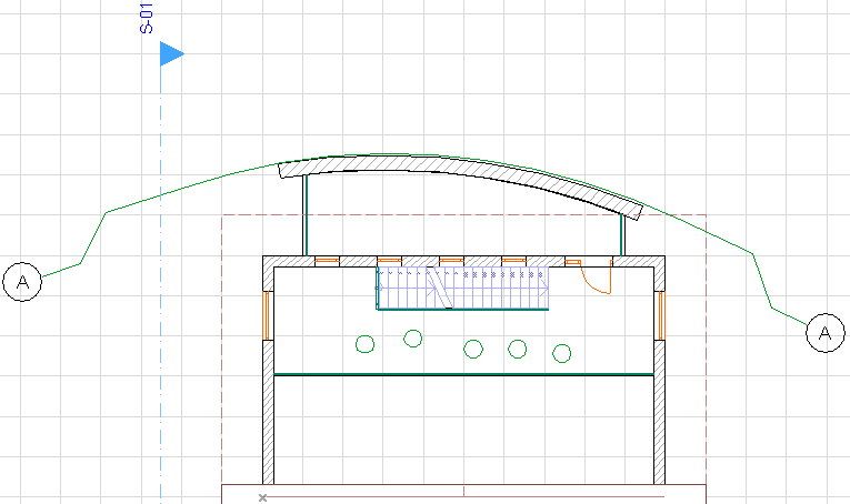 Lesson 6 - Create a Grid in Archicad 7 Trục định vị hiển thị ở mặt bằng