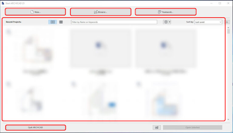 All Post 50 Archicad 23 Start