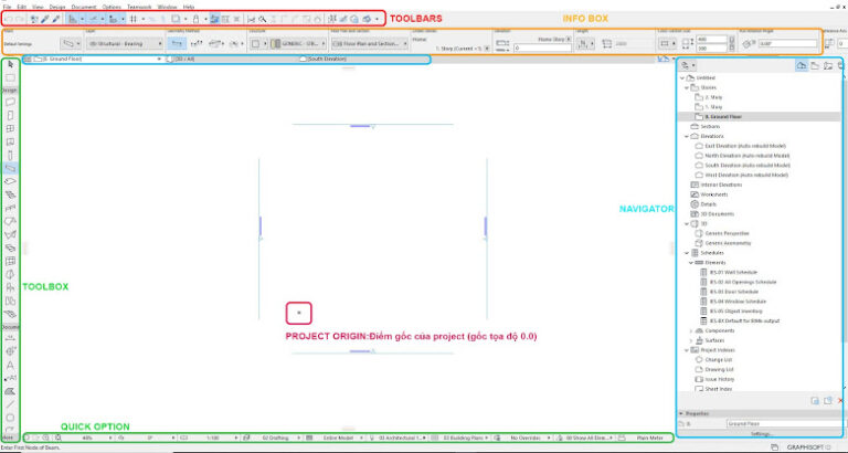 Giao dien Archicad