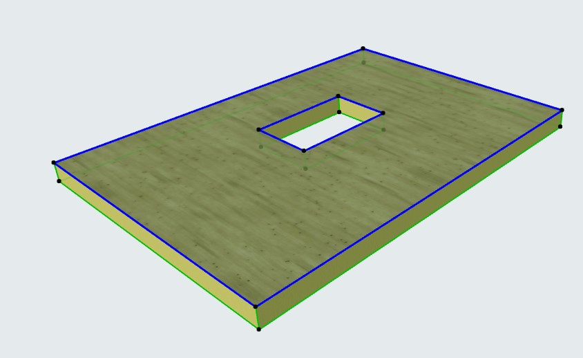 Bài 12 - Công cụ Slab trong Archicad 13 Hole slab 4