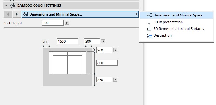 Object custom setting
